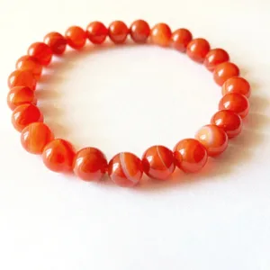 Carnelian Banded Bracelet